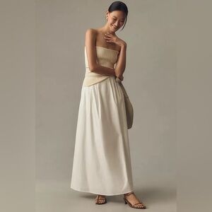 REFORMATION NWT LUCY MAXI WHITE SKIRTS SIZE 4
